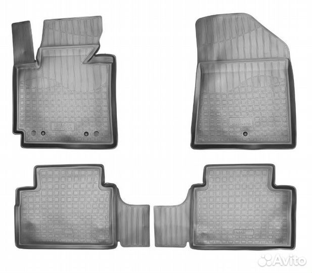 Авто коврики резиновый для Kia Soul 2014-2019 год