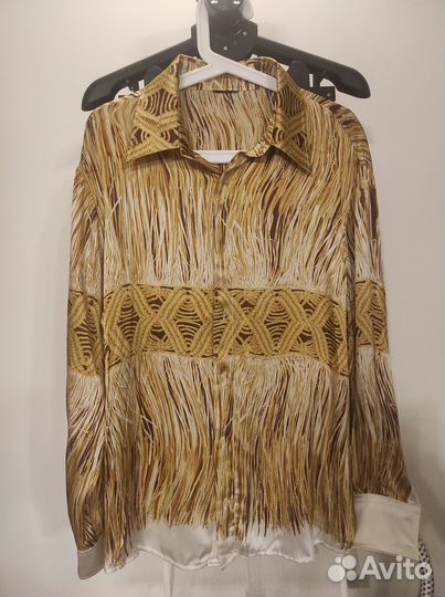 Рубашка шелк бренд Just Cavalli