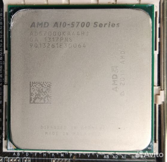 Материнка FM2 asus F2A55-M + CPU A10 5700