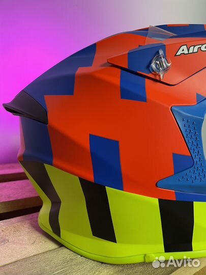 Внедорожный шлем Airoh Twist 2.0 Frame Blue