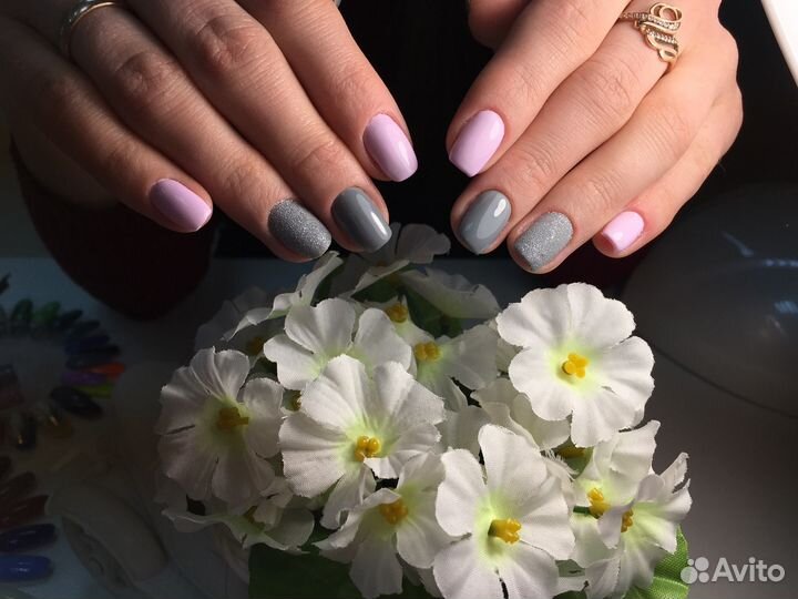 Аппаратный маникюр, гель лак (шеллак)