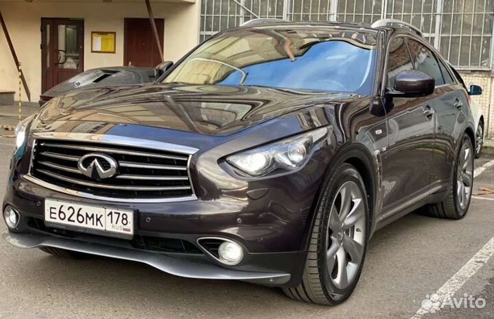 Передний сплиттер для infiniti QX70 FX37 FX35 FX50