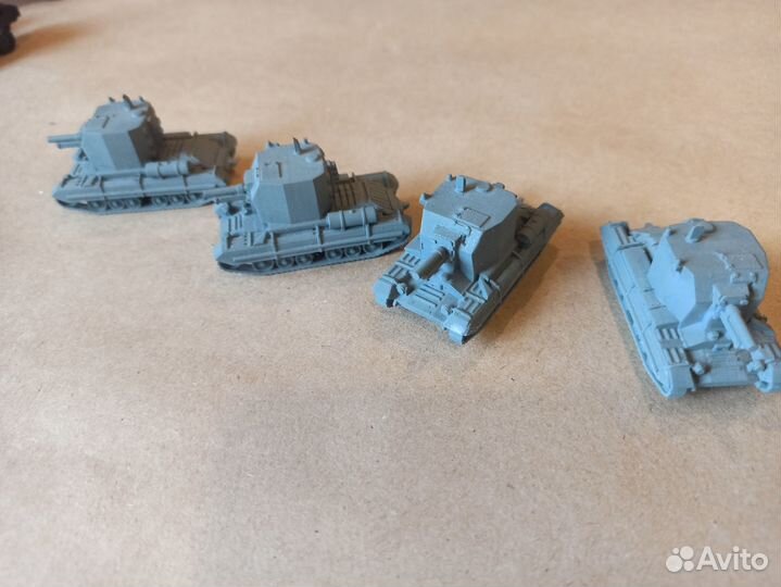 Модели английских танков, 1/100