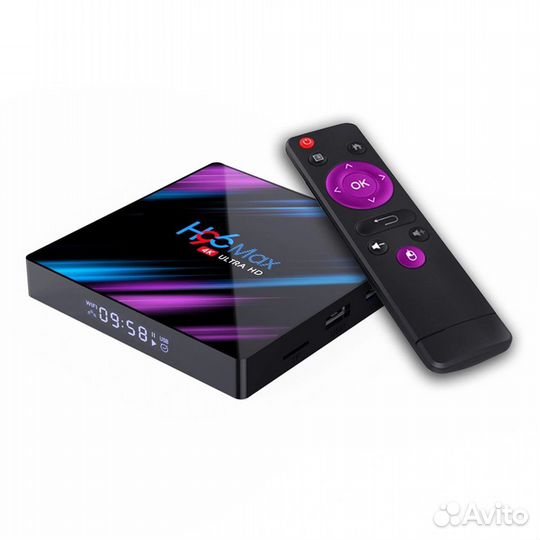 Андроид тв приставка H96 Max 4/64GB версия 10.0