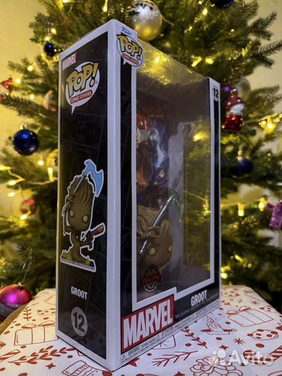 Funko pop Comic cover Marvel Groot Exc. #12
