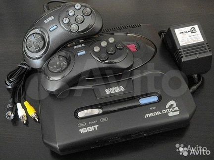 Sega Super Drive 2 (132-in-1) Black с гарантией