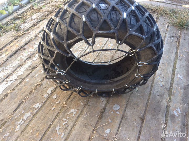 Цепи на колёса, резиновые, не пользовались