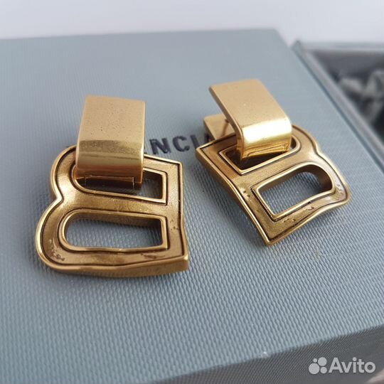 Серьги Balenciaga B 