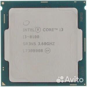 Процессор intel core i3 8100