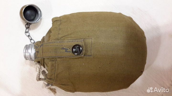 Фляжка армейская с чехлом