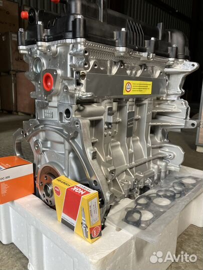 Двигатель новый (мотор) Hyundai Solaris Kia Rio 3