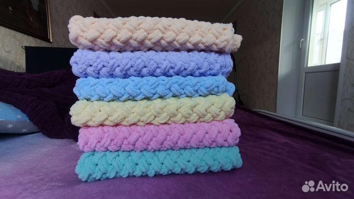 Плед ручной работы