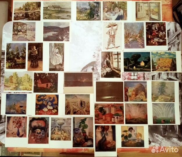 Открытки Русская и советская живопись, художники 3