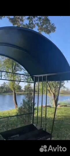 Мангал с крышей