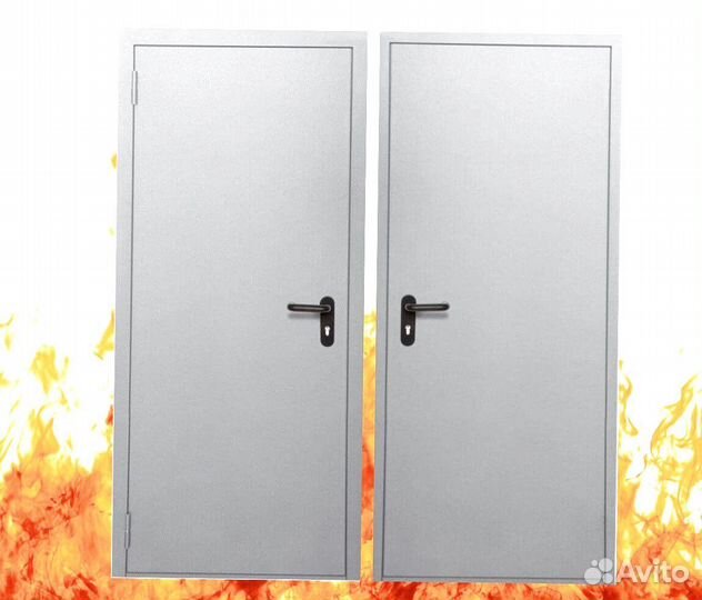 Входные противопожарные металлические двери Ei60