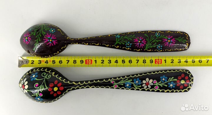 Ложка деревянная. Набор 2 шт. Редкие Новое из СССР