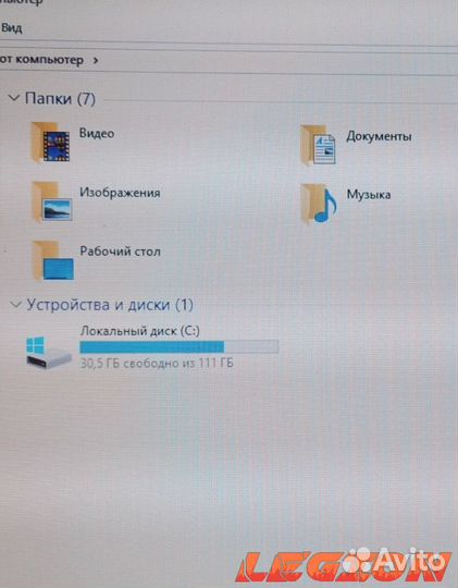 MLegion HP i3 2367 6 GB Intel HD 128 GB SSD 15.6