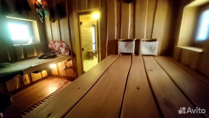Баня семейная на дровах