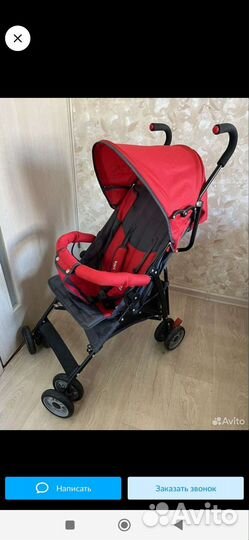 Прогулочная коляска трость бу