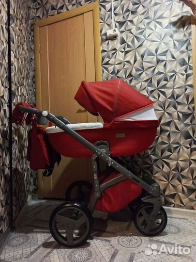 Коляска Adamex Massimo Deluxe 3в1