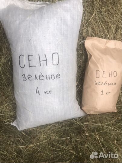 Сено зеленое лугавое
