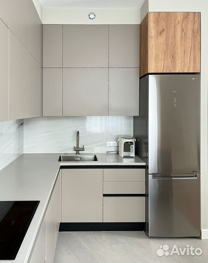 Прямая кухня на заказ. Производство