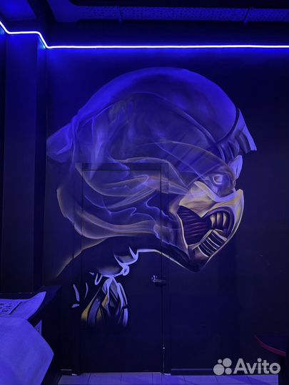 Граффити оформление, роспись стен