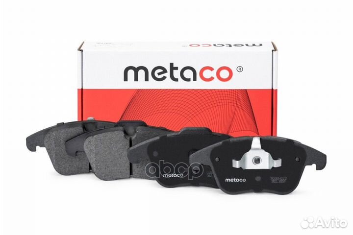 Колодки тормозные передние к-кт 3000-022 metaco