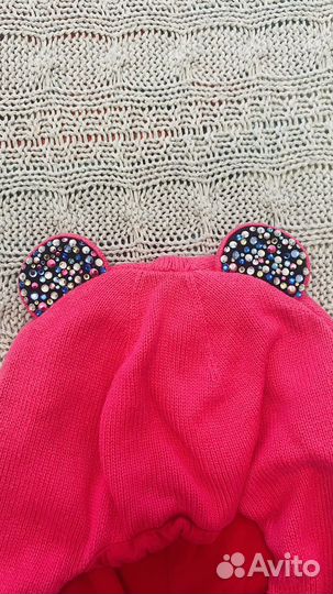 Шапка шлем для девочки