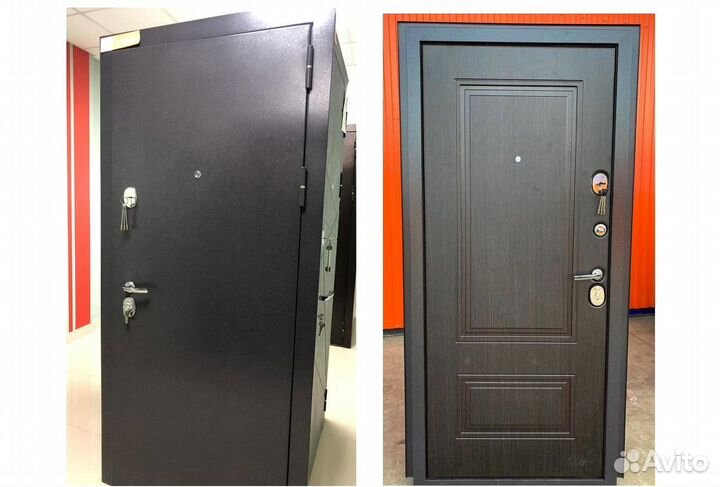 Дверь входная 10см «Арктика- св» Венге