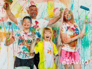 День рождения праздник красок