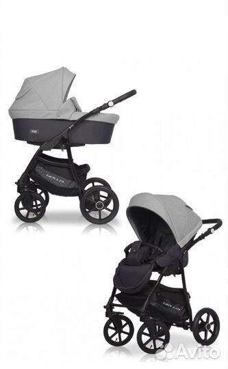 Коляска 2 в 1 riko basic bella