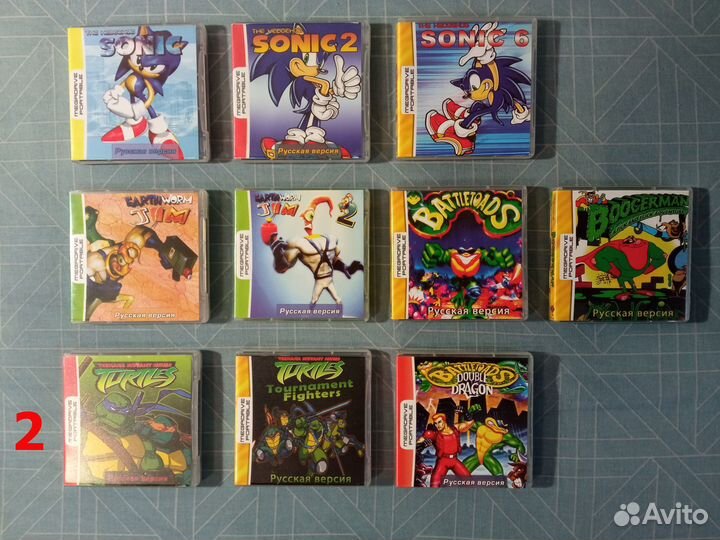 Картриджи для Sega Portable