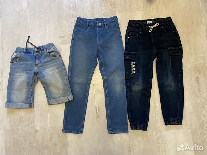 Джинсы шорты 122, 134