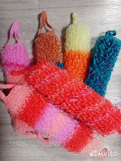 Мочалка ручной работы