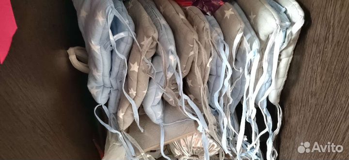 Бортики в кроватку. комплект 12 штук