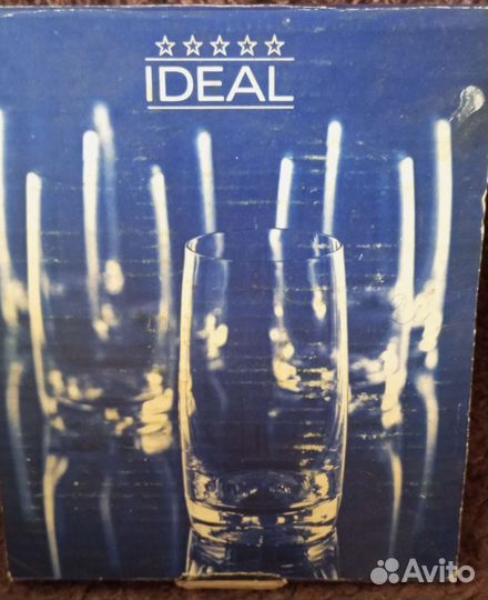 Стаканы стекло и хрусталь Богемия