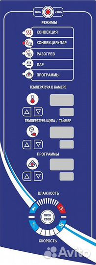 Пароконвектомат Abat пка 6-1/1ПМ2-01