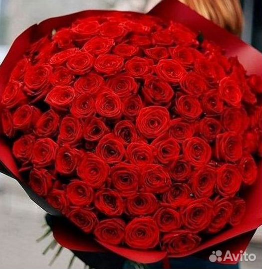 Метровые розы с доставкой