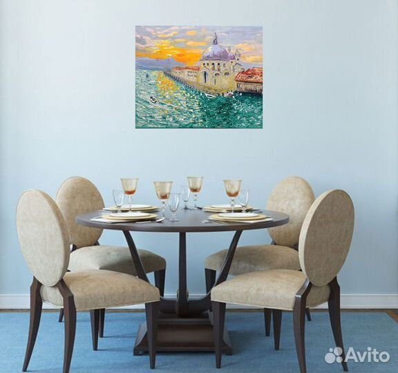 Картина маслом на холсте Венеция