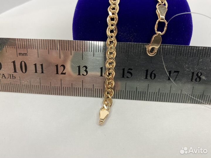 Золотой браслет Нонна 19 см (3,29 гр)