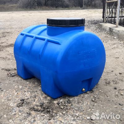 Горизонтальная ёмкость огб 300 литров (ecoplast)