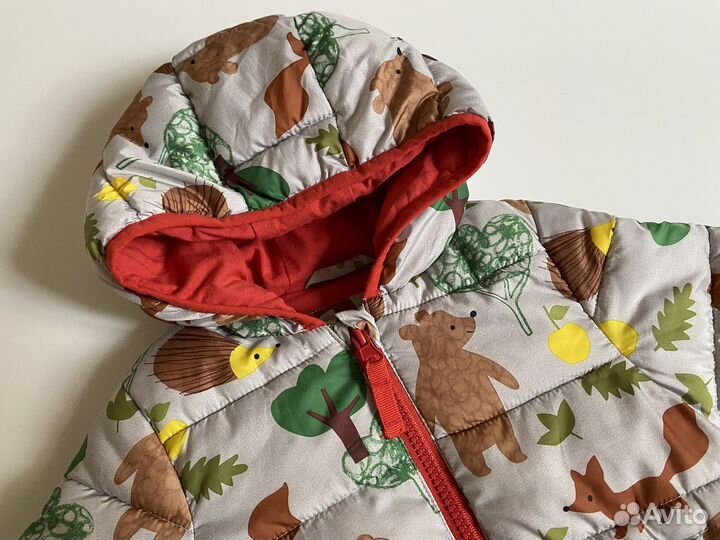 Куртка демисезонная утепленная 68 74