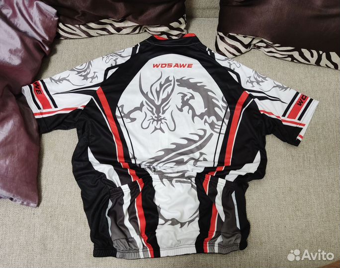 Новая мужская веломайка футболка wosawe, xxl