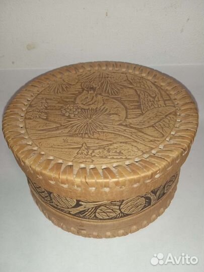 Шкатулки СССР олимпиада, береста