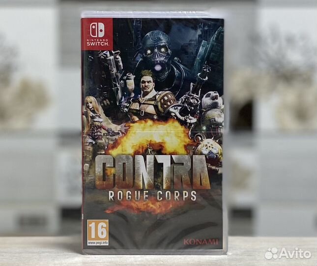 Contra Rogue Corps Nintendo Switch Новый Картридж