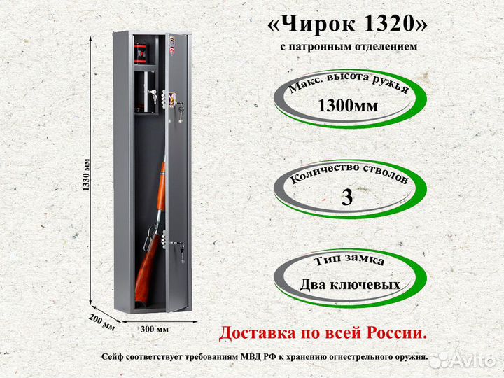 Сейф для оружия