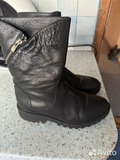 Зимние женские сапоги 38 натуральная кожа