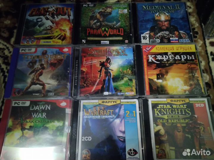 Игры для пк и фильмы на дисках
