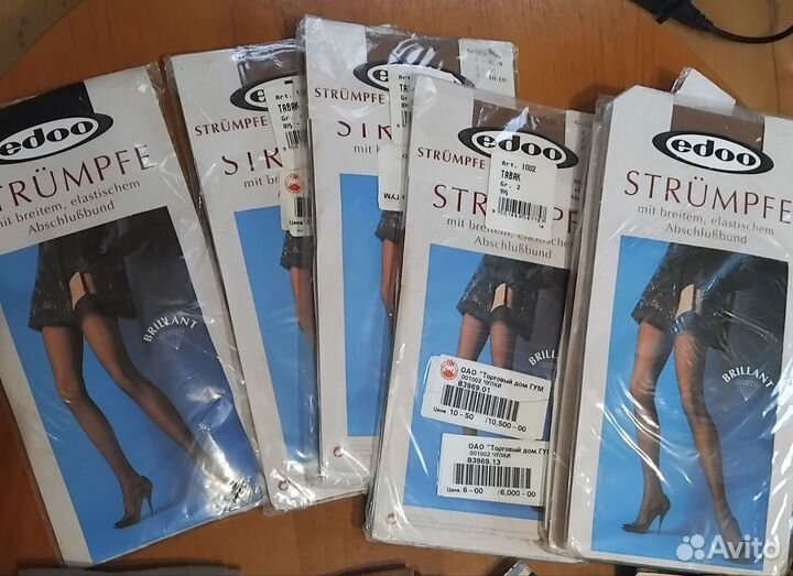 Чулочки женские винтаж из СССР, разные